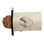 BrandNewCake Herbruikbare Broodzak Brood motief 44x30cm