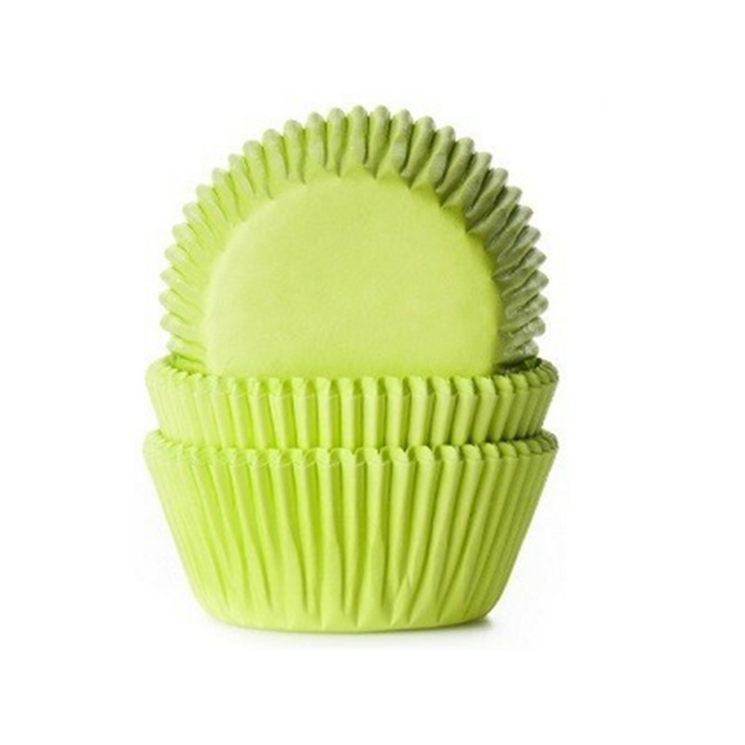 Cupcake Cups Lime groen 50st.