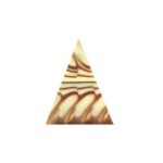 Chocolade Decoratie driehoek 'Jungle' - 12 stuks