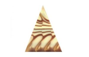 Chocolade Decoratie driehoek 'Jungle' - 12 stuks
