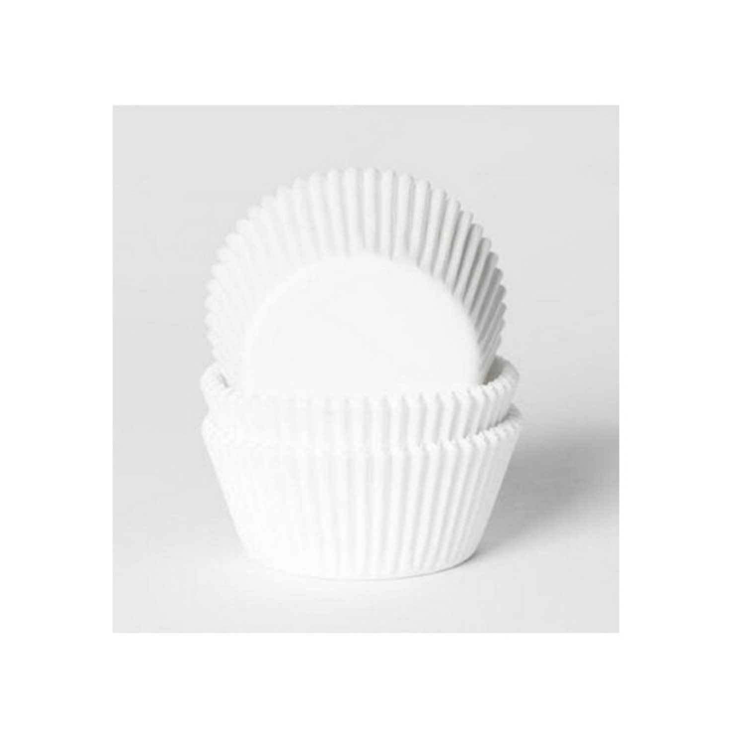 Cupcake Cups Wit-  ca. 20 stuks