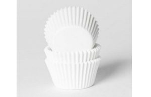 Cupcake Cups Wit MINI - ca. 20 stuks.
