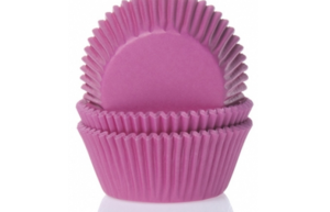 Cupcake cups Fuchsia (Donker Roze) - ca. 20 stuks