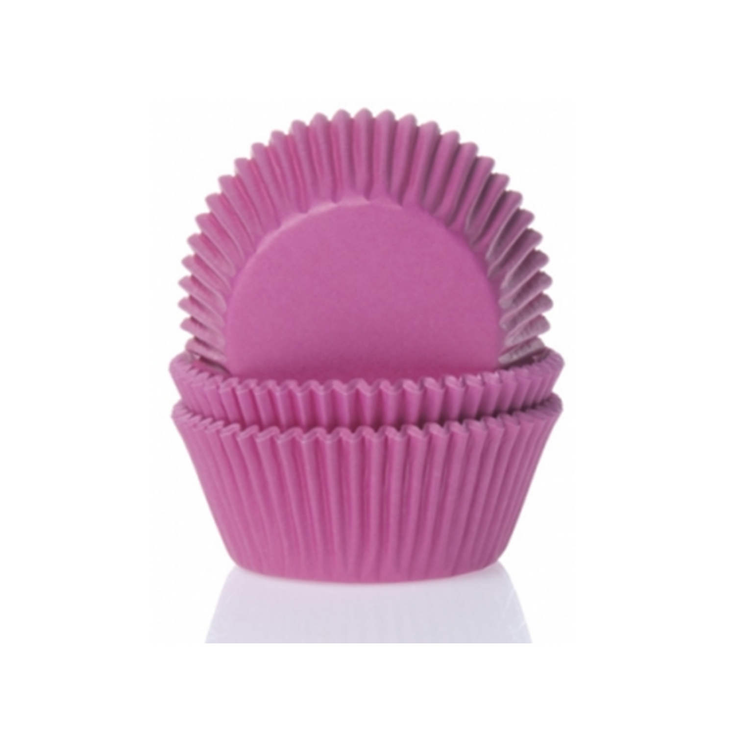 Cupcake cups Fuchsia (Donker Roze) - ca. 20 stuks