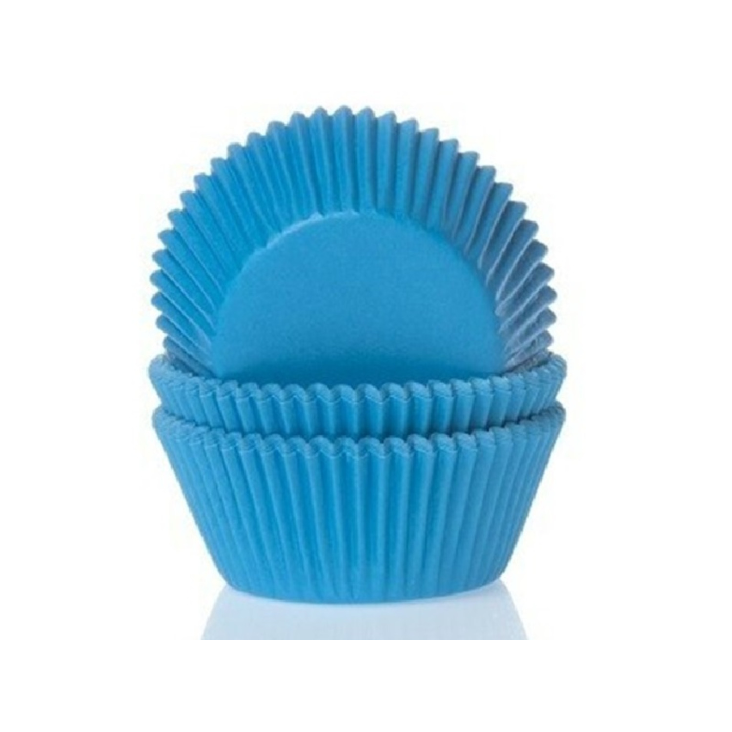 Cupcake Cups Effen Blauw - ca. 20 stuks