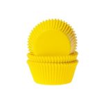 Cupcake cups Geel - ca. 20 stuks