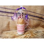 Cadeaufles Frambozencake 'Met liefde'
