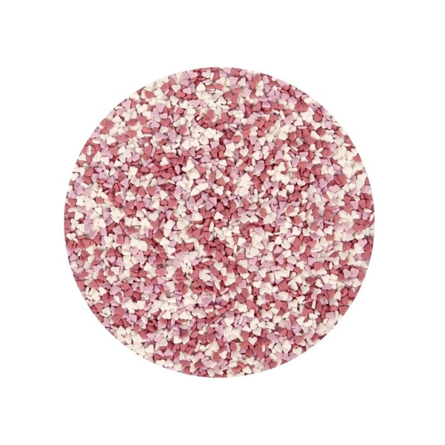 Suikerdecoratie Hartjes Rood-Roze-Wit - 45 gram