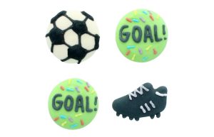 Culpitt Suikerdecoratie Voetbal 25mm 12st.