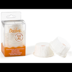 CupCake Cups Wit Geplooid 25 st. 55x35 mm