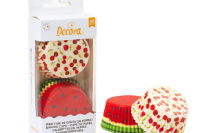 Decora Cupcake Cups Zomer fruit 36st.**