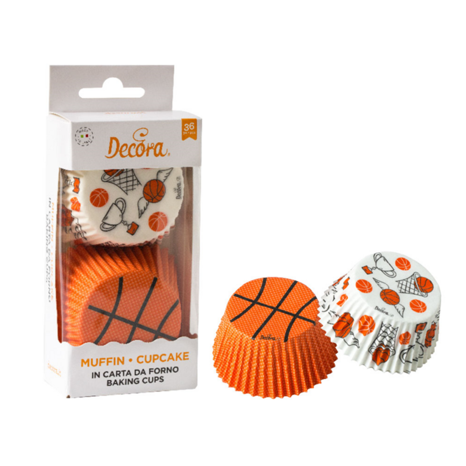 Cupcake cups Basket 36st Decora