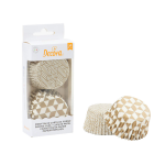 Cupcake Cups Geometrie Goud 36 st. Decora **