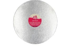 Cake Board Rond Zilver - 33 cm
