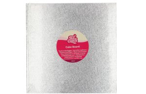 Cake Board Vierkant Zilver - 30.5 x 30.5 cm