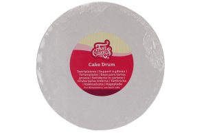 Cake Drum Rond Wit - 20 cm
