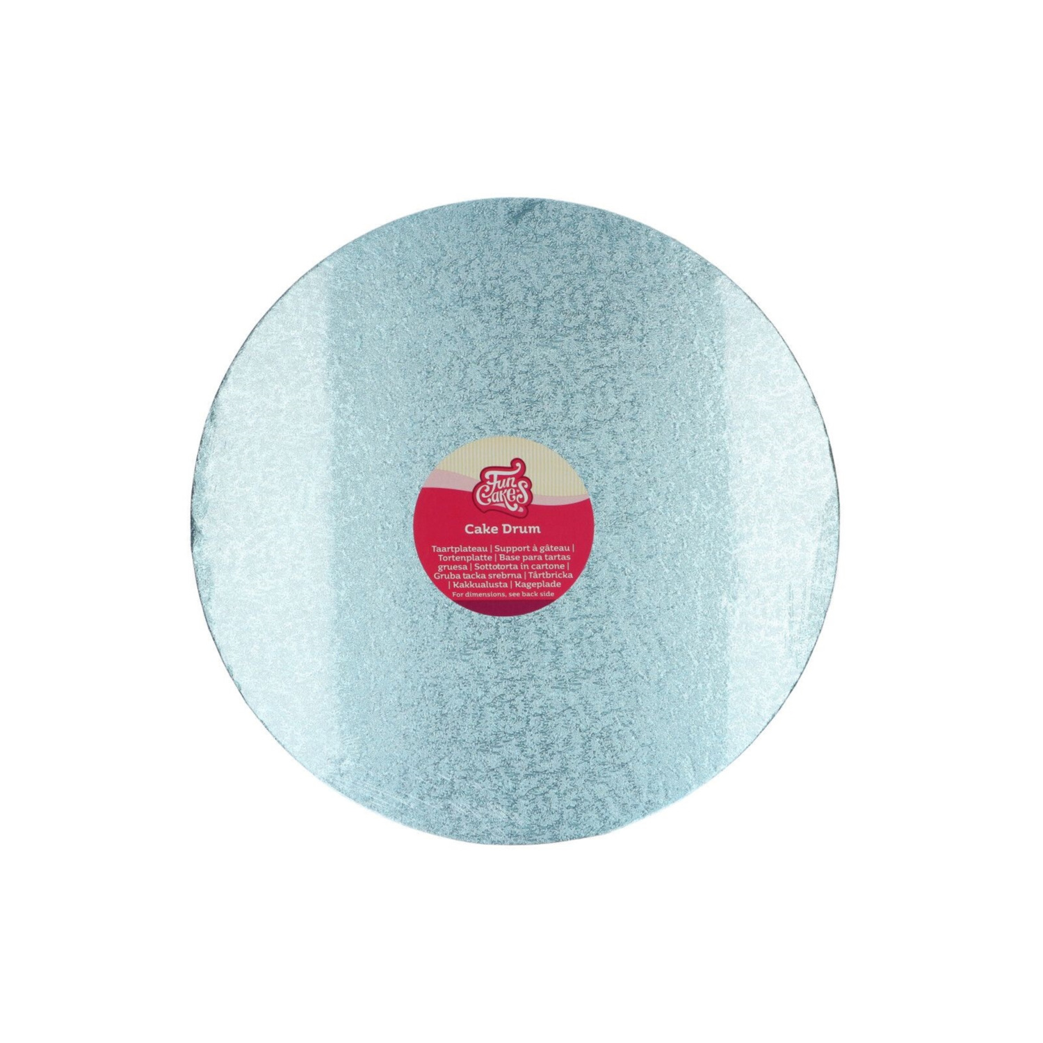 Cake Drum Rond Baby Blauw - 35,5 cm
