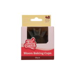 FunCakes Bloom Baking Cups - Zwart pk/48