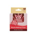 FunCakes Bloom Baking Cups - Metallic Rosé Goud pk/48