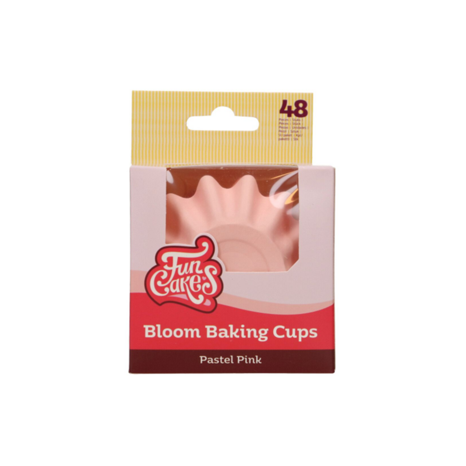FunCakes Bloom Baking Cups - Pastel Roze pk/48