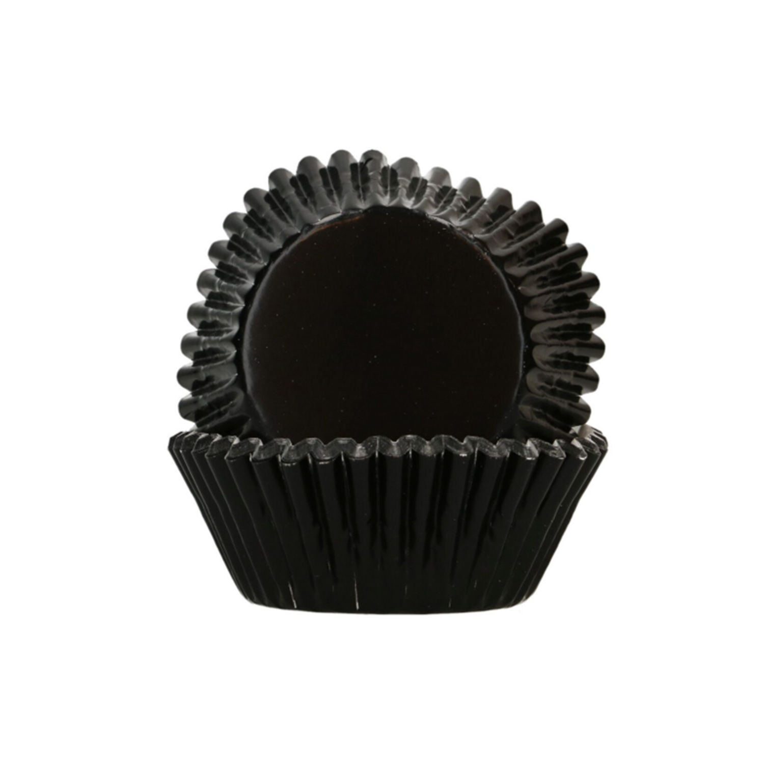 FunCakes Folie Baking Cups - Metallic Zwart pk/48