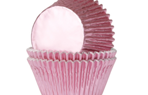 Cupcake cups Folie Baby Roze 51x38