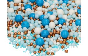 FunCakes Soft Pearls Mix Blue Celebration 80g
