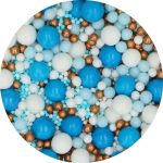FunCakes Soft Pearls Mix Blue Celebration 80g
