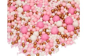 FunCakes Soft Pearls Mix Pink Celebration 80g