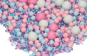 FunCakes Soft Pearls Mix Bubblegum Pop 80g