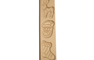 Speculaasplank Kerst (Rendier/Kerstman/Sok) (3x) 9x8cm
