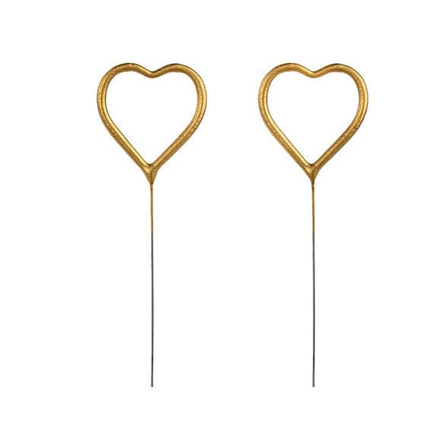 Sterretjes Hartje Goud - 2 stuks