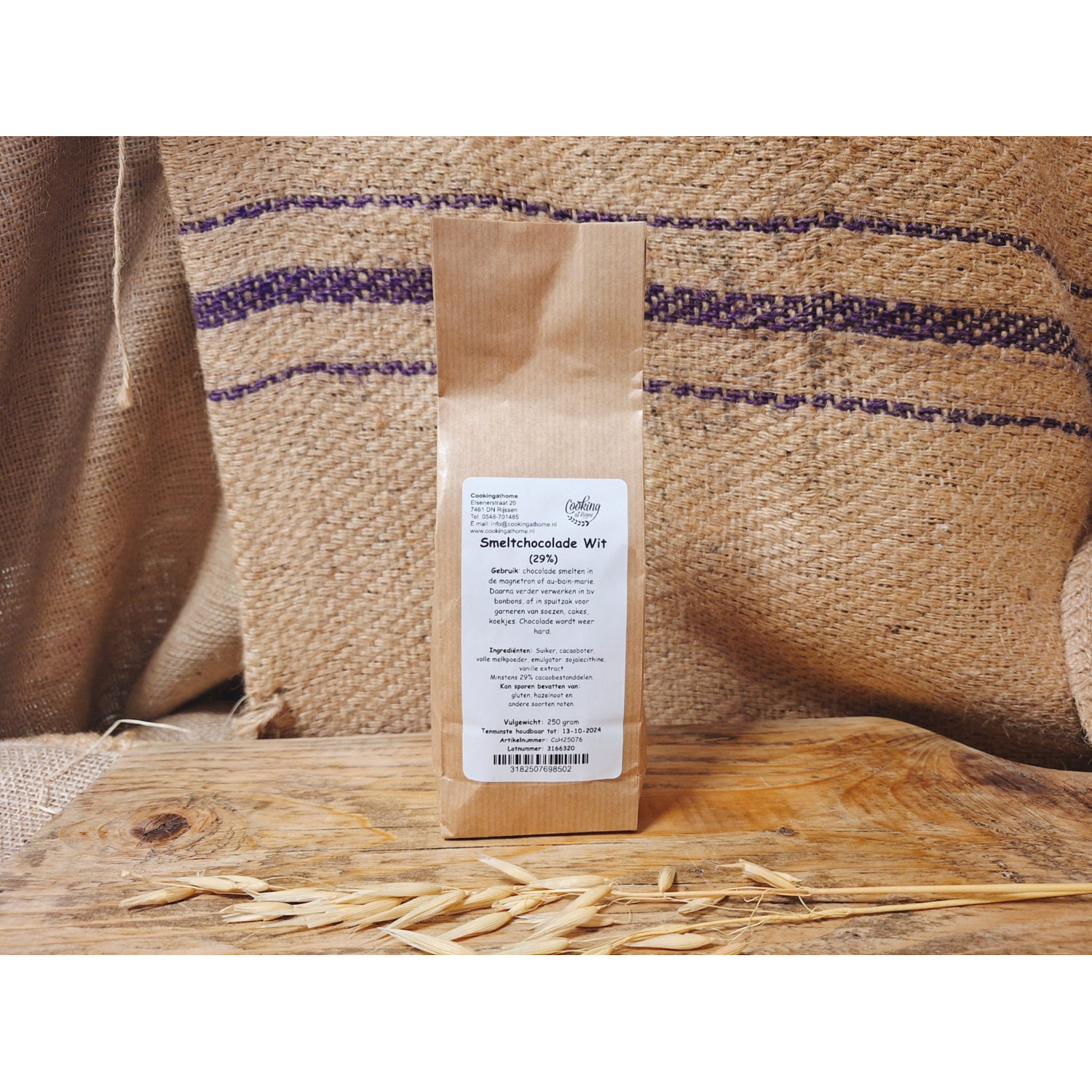 Smeltchocolade Wit 29% 250g