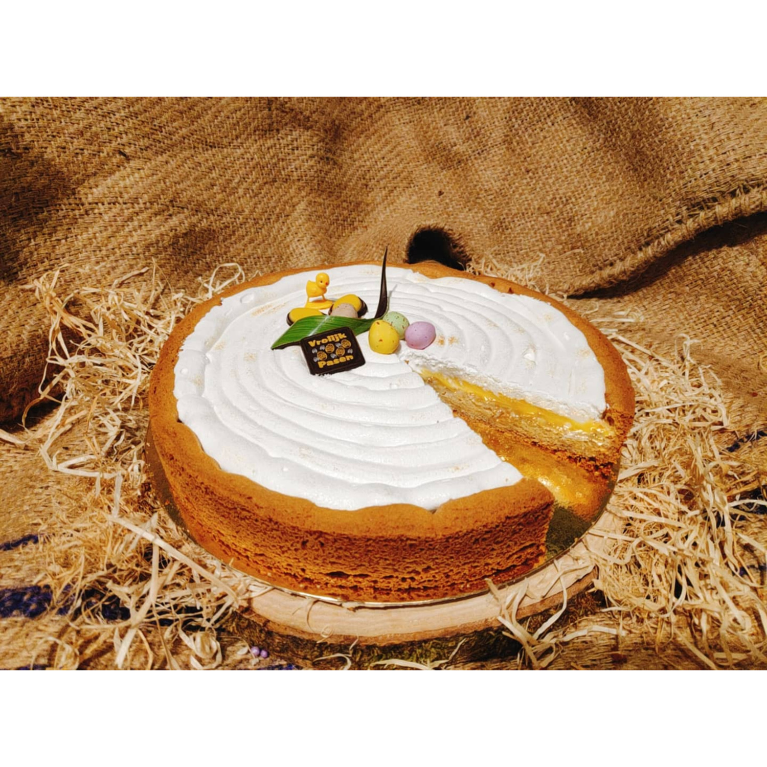 Bakpakket Appel Lemoncurd Meringue taart