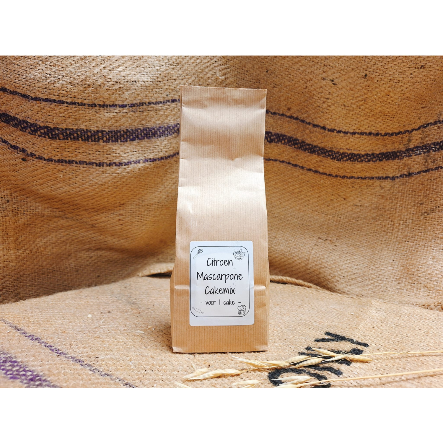 Citroen-Mascarpone cakemix 400 gram (CaH)