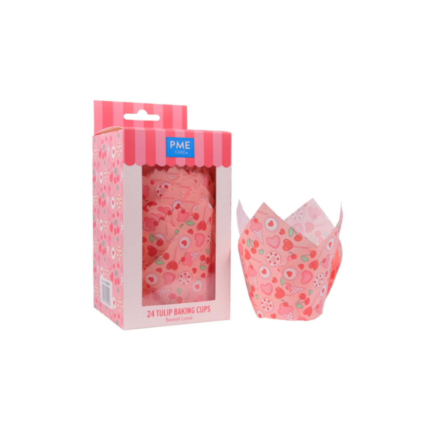 PME Muffin Cups Zoete Liefde 24st.