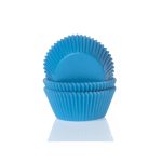 Cupcake Cups Cyaanblauw 50x33mm 50st.