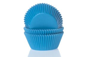 Cupcake Cups Cyaanblauw 50x33mm 50st.
