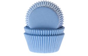 Cupcake cups Licht Blauw - ca. 20 stuks