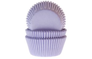 Cupcake cups Effen Lila - ca. 20 stuks