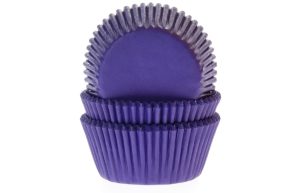 Cupcake Cups Paars - 50 stuks HoM