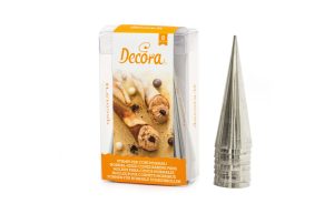 Decora Roomhoornpennen RVS ø 4 x 12 cm 8st.