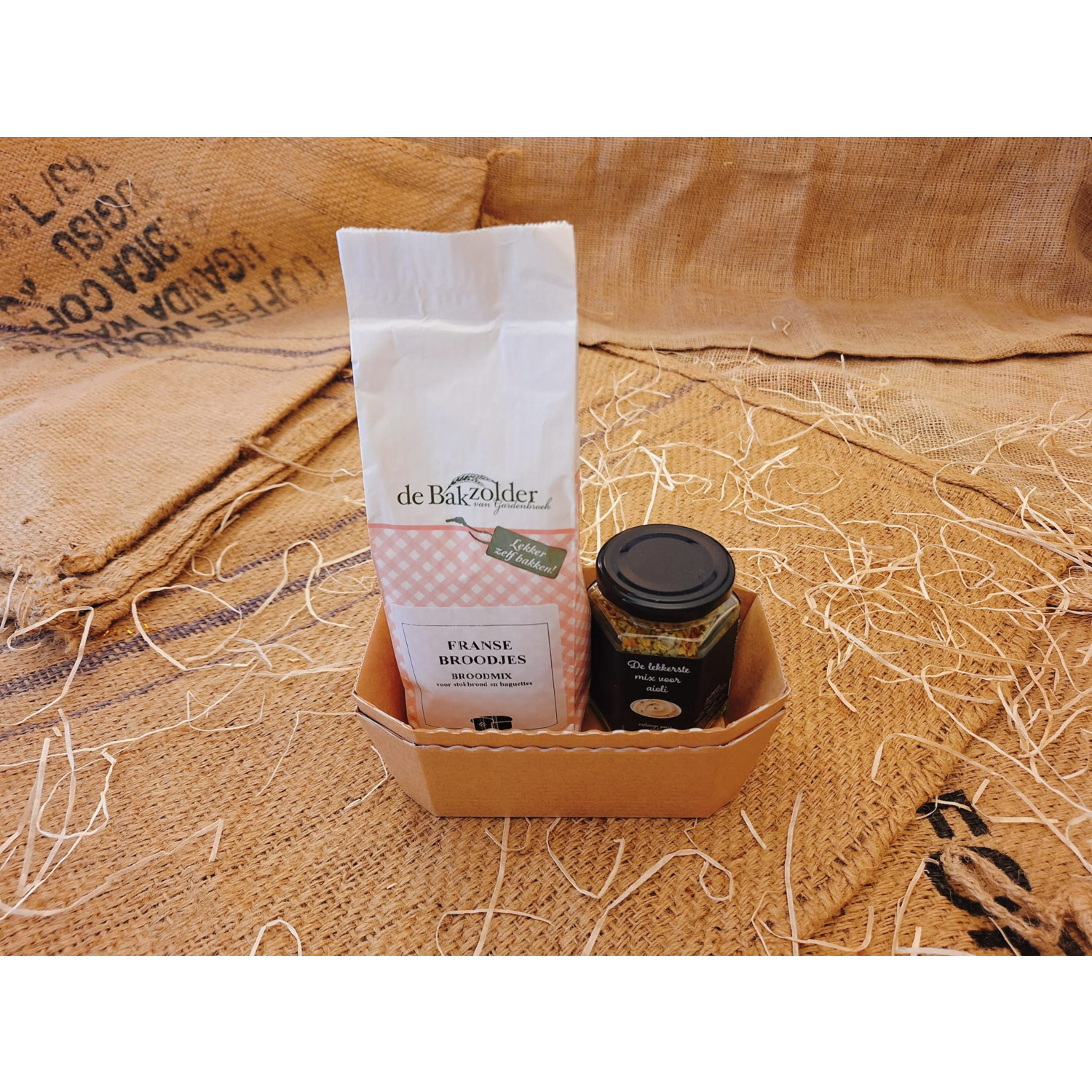 Cadeaupakket 'Franse broodjes met aioli'