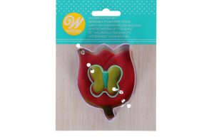 Wilton Koekjes Uitsteker Bloem & Vlinder Set/2**