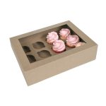 Cupcake Doosje 12x Groot Kraft per stuk