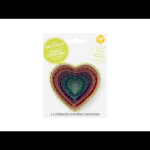 Wilton Dubbelzijdige Uitstekers Hart Set/6