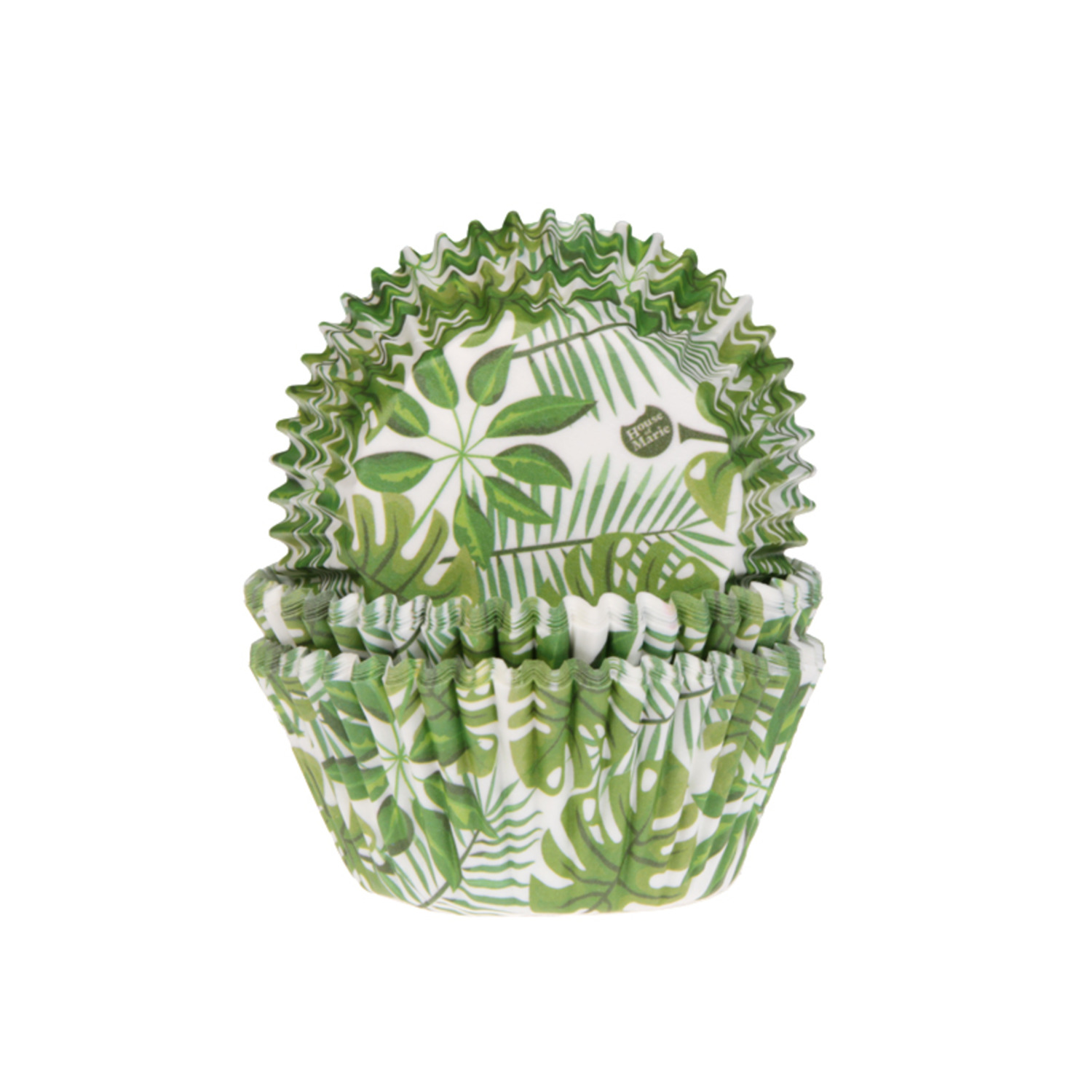 Cupcake Cups Groen Blad 50st