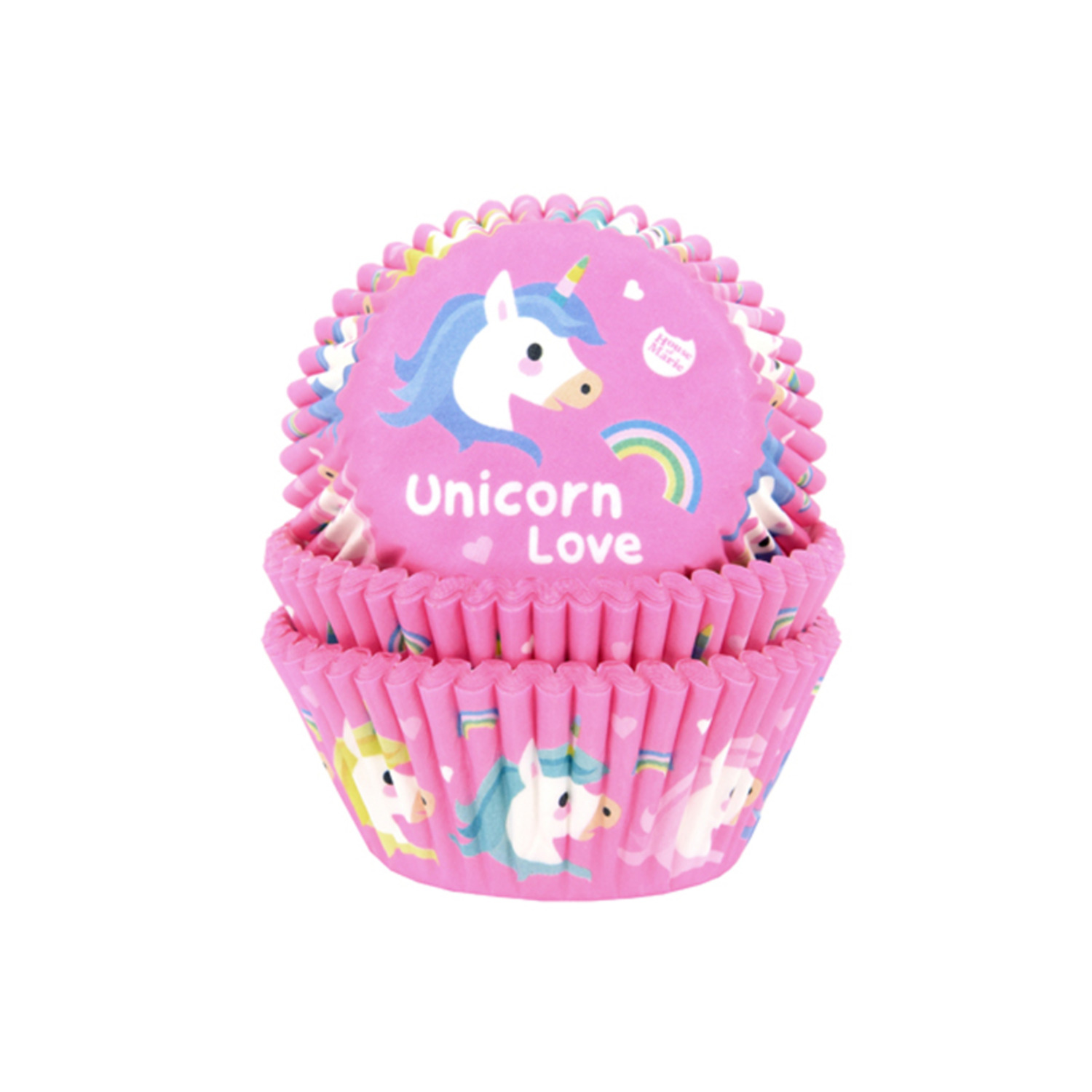 Cupcake Cups Eenhoorn pk/50