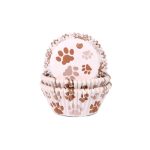 Cupcake Cups Hondenpoot bruin 50st
