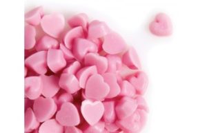Chocolade Strooihartjes Roze 35g